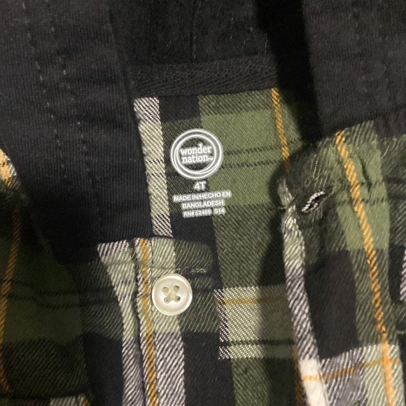 Set of 2 hooded flannel shirts - Picture 2 of 7